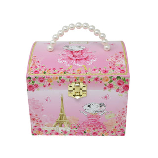 Claris The Chicest Mouse in Paris Pearl Musical Jewelry Box