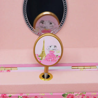 Claris The Chicest Mouse in Paris Pearl Musical Jewelry Box