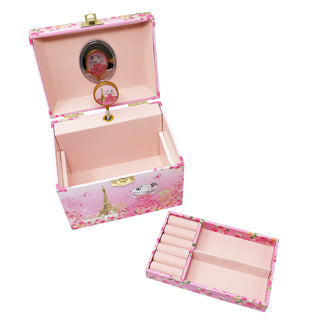 Claris The Chicest Mouse in Paris Pearl Musical Jewelry Box