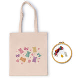 Crafty Nook Stitch Embroidery Tote Bag Kit