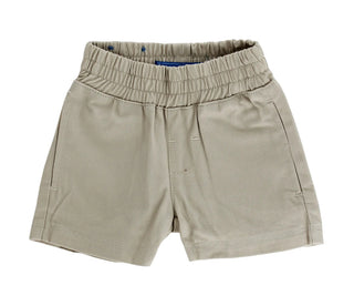 J Bailey Elastic Waist Pull-On Khaki Twill Shorts
