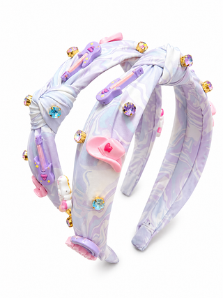 Bari Lynn Swirl Fun Charm Knot Headband