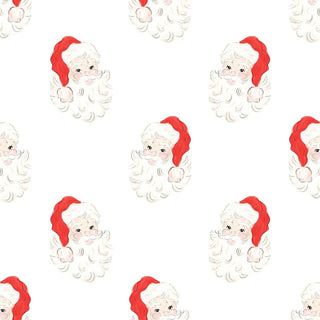 Lucky Carpenter Christmas Wrapping Paper - Red Santa