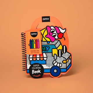 Omy Pro Super Coloring & Sticker Book- Yummy