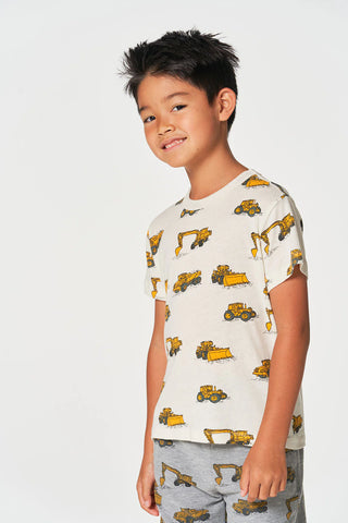 Chaser Boys Tractor Zone Construction Tee