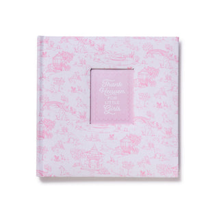 Thank Heaven Animal Toile Fabric Cover Photo Album with Front Window