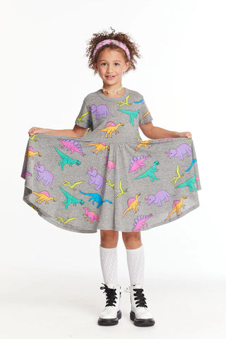 Chaser Neon Dino Dress