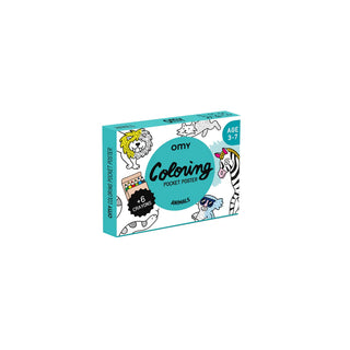 Omy Pro Mini Pocket Coloring- Animals
