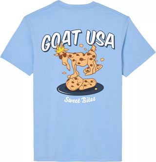 GOAT USA Cookies T-Shirt: Carolina Blue