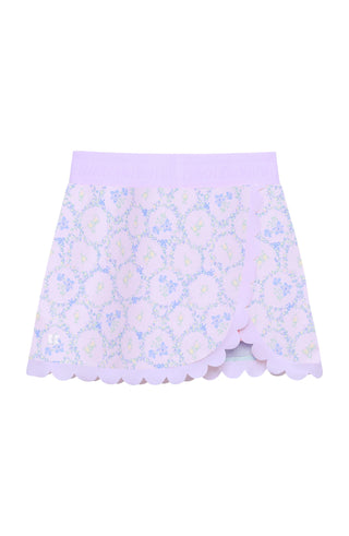 Lavender Love Scalloped Skirt
