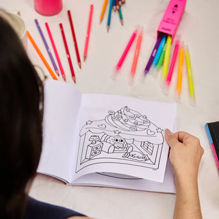 Omy Pro Cozy Art Coloring Book- Kawaii