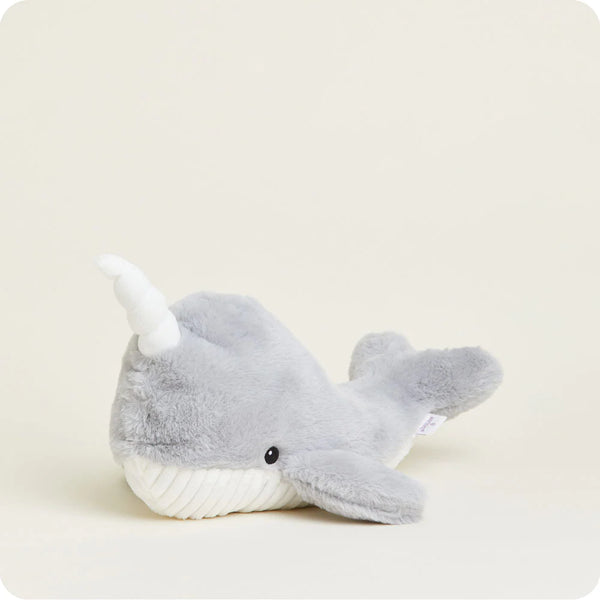 Narwhal - Warmies 13" Microwaveable Plush Animal Lavender Scented
