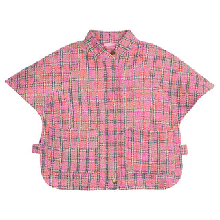 Bisby Tweed Retro Cape - Palermo Plaid