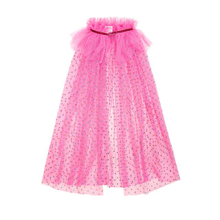 Sweet Wink Raspberry Rhinestone Cape