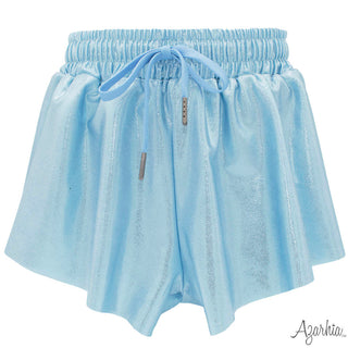 Azarhia Shimmer Butterfly Shorts - Carolina Blue