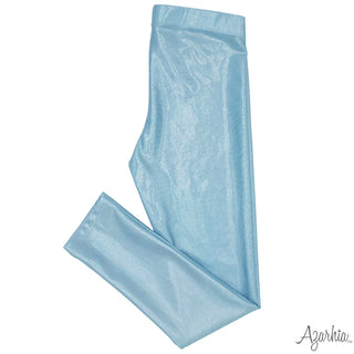 Azarhia Christmas Shimmer Leggings - Blue