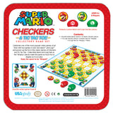 Super Mario Checkers & Tic Tac Toe Collector's Game Set
