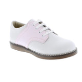 Footmates Dress Shoes - Cheer - White/Rose