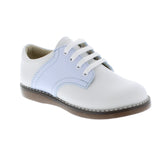 Footmates Dress Shoes - Cheer -White/Light Blue