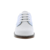 Footmates Dress Shoes - Cheer -White/Light Blue
