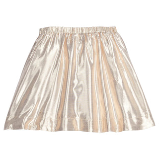 Bisby Circle Skort- Gilt Metallic