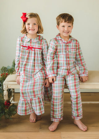 Little English Douglas Plaid Classic Pajama Set