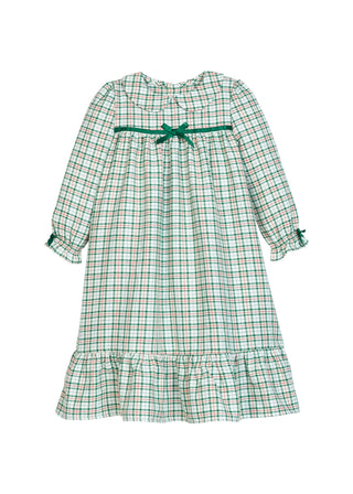 Little English Classic Nightgown in Mistletoe Tartan