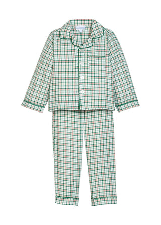 Little English Classic Pajama Set in Mistletoe Tartan