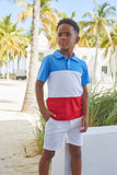 Little English Colorblock Regatta Polo Shirt