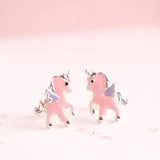 Lauren Hinkley Pink Unicorn Earrings in Box
