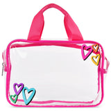 Cheerful Corey Paige Love Letters Cosmetic Bag Trio