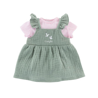 Corolle 14" Ruffle Jumper Dress & T-Shirt
