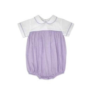 Lullaby Set Covington Bubble - Lavender Mini Gingham