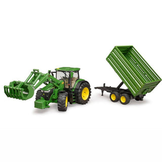 Bruder John Deere 7R 350 with Front Loader and Tipping Trailer