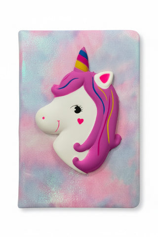 Bari Lynn Squish Journal- Water Color Unicorn