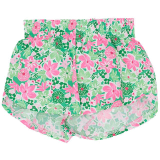 Azarhia Athleisure Botanical Flowers Print Steph Shorts