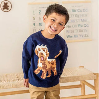 Sweet Wink Vintage Puppy Sweater