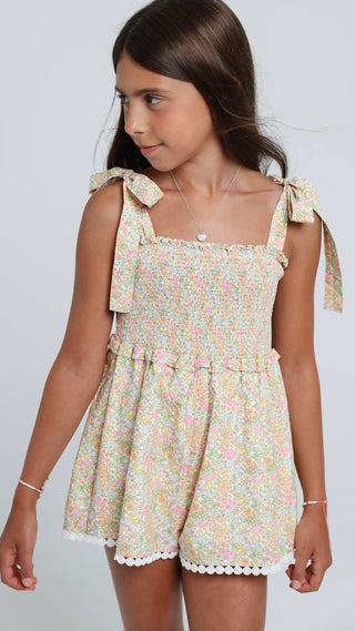 Shellona Romper in Garden Sorbet