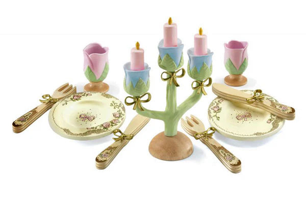 Djeco Wooden Role Play Princesses' Dishes
