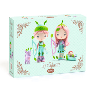 Tinyly Lily & Sylvestre Mini Doll Set