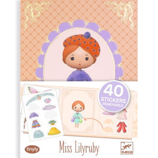 Tinyly Miss Lilyruby Paperdoll Stickers