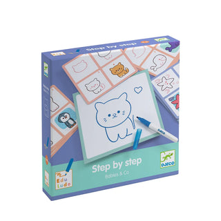 Djeco Step by Step Drawing Kit - Babies & Co