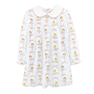 Baby Club Chic Petite Dancer Dress w/ Round Collar