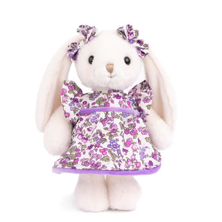 Bukowski Plush Bunny in Floral Dress Dalia Violet
