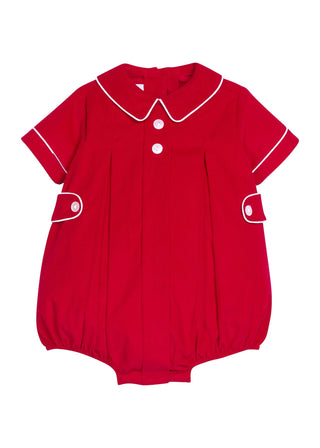 Little English Davant Bubble in red corduroy