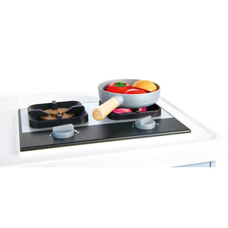 Hape Deluxe Kitchen light-up stovetop, alternate view