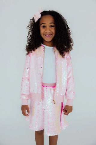 Diva Pink Flip Sequin Jacket