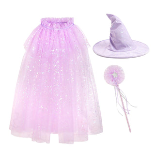 Girly Purple Witch Dress Up Kit
