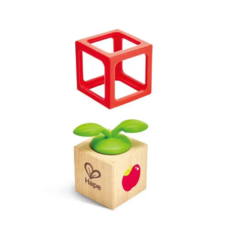 Hape wooden toddler blocks with removable silicone edges