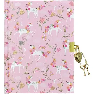 Lock Journal Unicorn Blooms